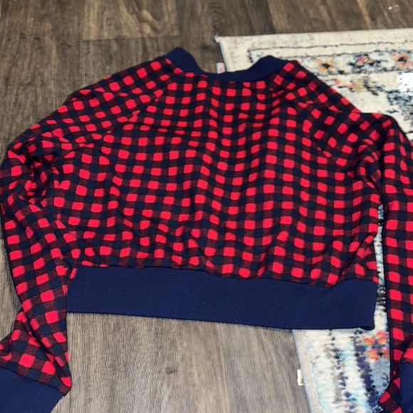 Cute checkered said cropped top jacket and a pencil skirt - Picture 4 of 6